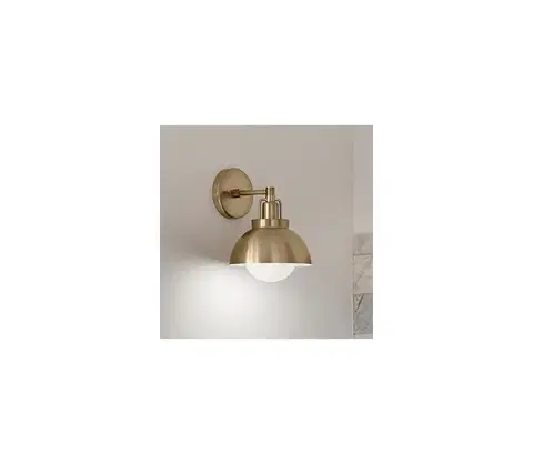 Svietidlá Elstead Kichler KL-NIVA-1W-1P-CPZ - Nástenná lampa NIVA 1xE27/40W/230V mosadz KL-NIVA-1W-1P-CPZ