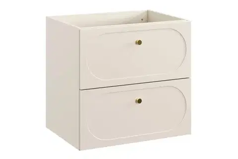 Skrinky do kúpeľne ArtCom Skrinka pod umývadlo DONNA Sand 82-60-46-2S | 60 cm