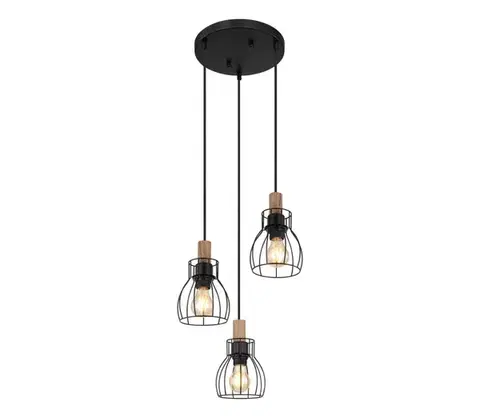 Svietidlá Globo 15326-3H1 - Luster na lanku MINA 3xE27/40W/230V 15326-3H1
