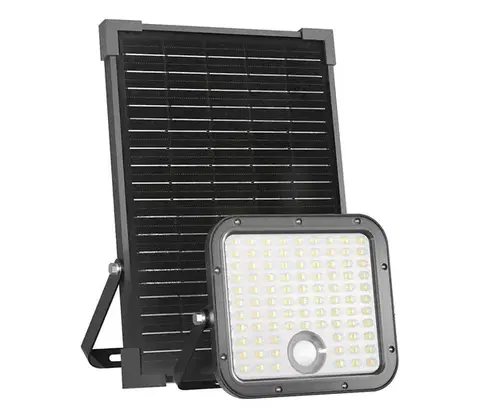 Záhradné lampy  LED vonkajší solárny reflektor so senzorom LED/30W/6,4V IP65 3000/4000K KFNSCS302CCT