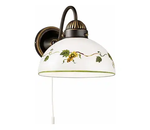 Svietidlá Kolarz 731.61.122 - Nástenná lampa NONNA 1xE27/75W/230V víno 731.61.122