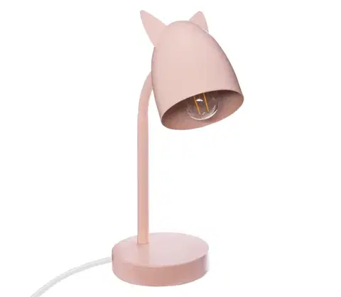 Lampy Atmosphera - Detská stolná lampa OREILLES 1xE14/40W/230V ružová 158756A