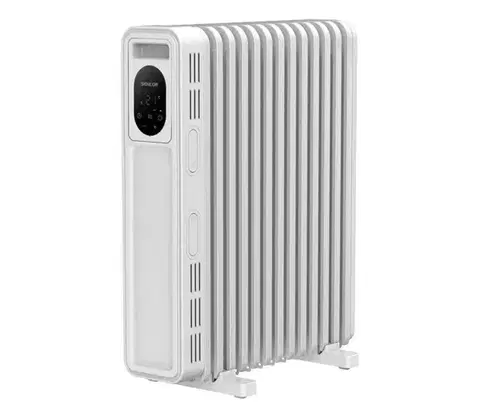 Predlžovacie káble Sencor - Olejový ohrievač s 13 rebrami, 1000/2500 W, 230 V, biely, s diaľkovým ovládaním 41020969