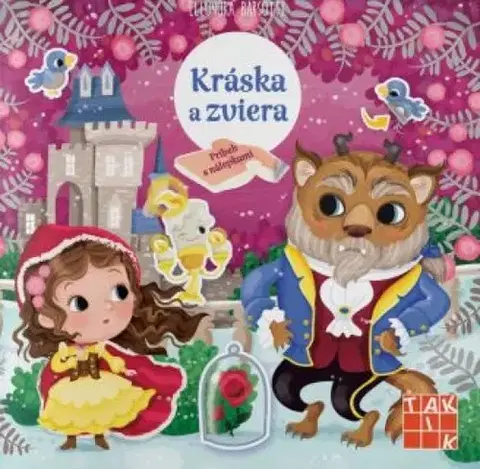 Rozprávky Kráska a zviera - príbeh s nálepkami - Eleonora Barsotti