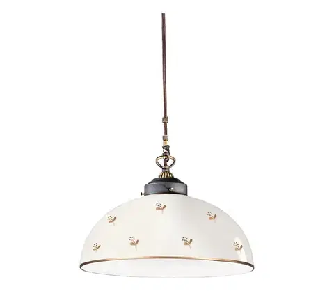 Svietidlá Kolarz 731.32.172 - Luster na lanku NONNA 1xE27/75W/230V, priemer 36 cm, kvetinový dizajn, ružové zlato 731.32.172