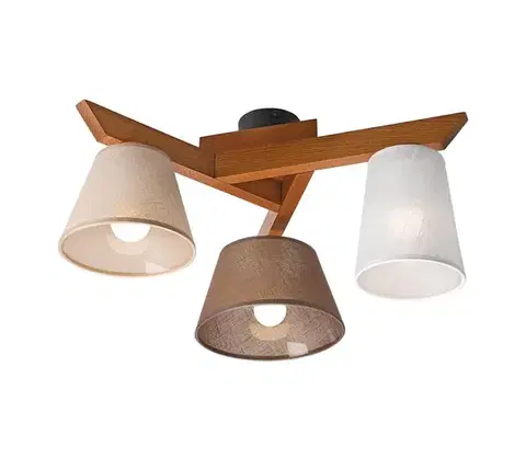 Svietidlá  Prisadený luster ANTONIO 3xE14/40W/230V LM-3.128/rustik