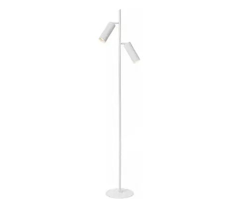 Lampy Lucide 09739/02/31 - Stojacia lampa CLUBS 2xGU10/40W/230V biela 09739/02/31