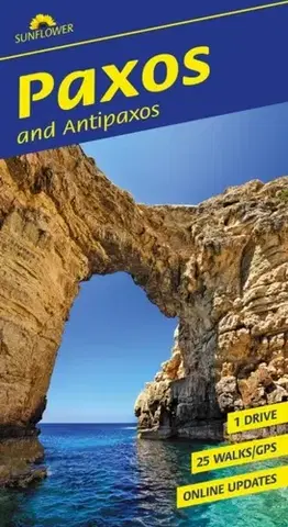 Geografia, mapy, sprievodcovia Paxos and Antipaxos Sunflower Walking Guide - Noel Rochford