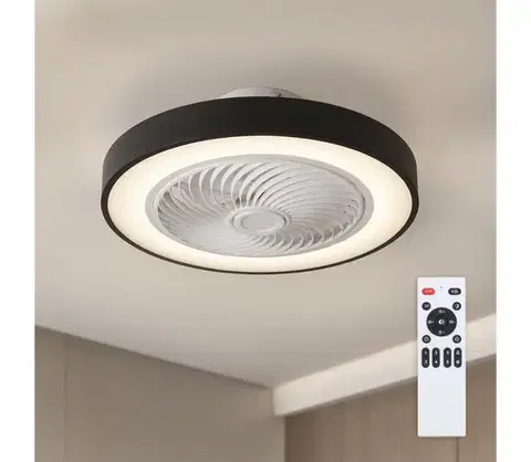 Ventilátory BRILAGI-LED Stmievateľné svietidlo s látorom LED/30W/230V 3000-6500K čierna+DO WF-OSD-044-BLK