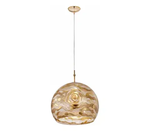 Svietidlá Kolarz 0392.31L.3.Aq.Ch - Luster na lanku LUNA 1xE27/60W/230V 24K zlatý 0392.31L.3.Aq.Ch