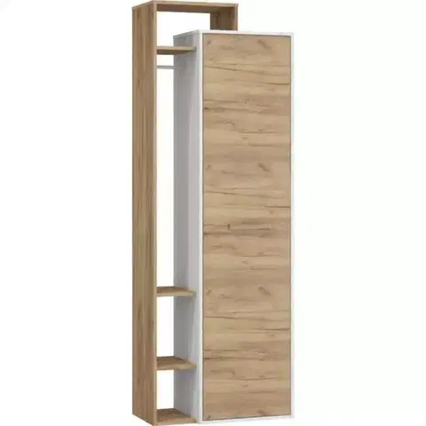 Skrine do izieb Skriňa RIO L1D craft biela/zlatý