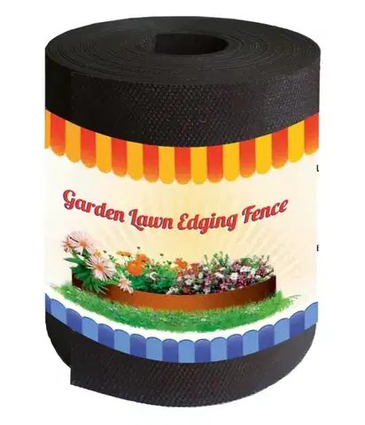 Záhradné lemovania Záhradný obrubník 15 cm x 9 m hnedý