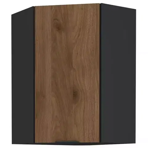 Kuchynské skrinky visiace Kuchynská skrinka Monza orech okapi 60x60 Gn-90 1f (45°)
