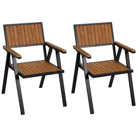 Záhradné kreslá a stoličky Záhradné stoličky 2 ks
