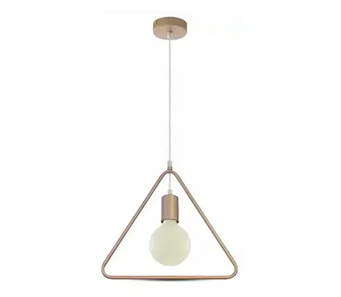 Svietidlá  Luster na lanku 1xE27/60W/230V trojuholník 3837