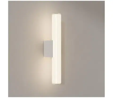 Kúpeľňové zrkadlá Light Prestige Kúpeľňové osvetlenie zrkadla LINEA LED/8W/230V 3000/4000/6000K IP44 45 cm biele LP-0510/1W-45 WH