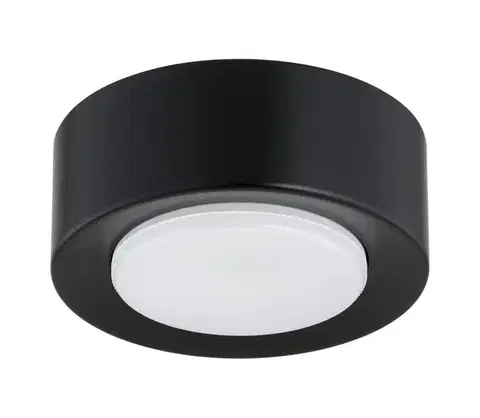Svietidlá Argon 8905 - Stropné svietidlo ELORA 1xGX53/7W/230V pr. 11 cm čierna 8905