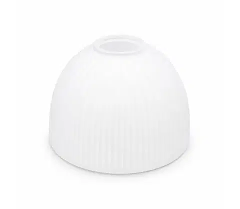 Lampy BRILAGI - Náhradné sklo pre luster a nástenné svietidlo ANTICO MODERN, objímka E27, priemer 14,5 cm, biela 5907687463386