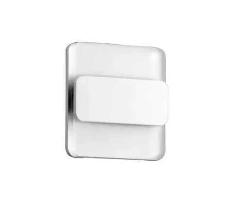 LED osvetlenie LDST DU-01-B-BZ10 - LED schodiskové svietidlo DUO 10xLED/1,2W/230V biela 6500K DU-01-B-BZ10