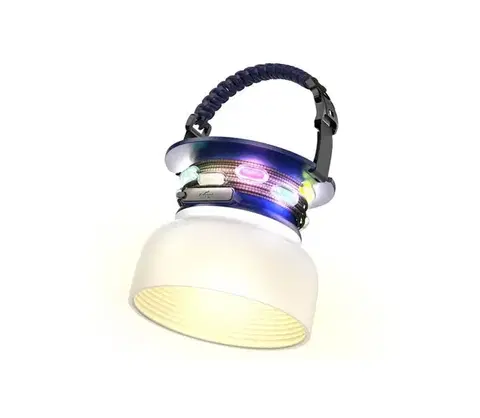 LED osvetlenie  08493L - LED RGB Prenosná solárna nabíjacia lampa LED/10W/5V 3600 mAh IP65 08493L