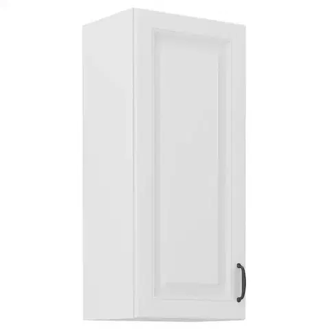 Kuchynské skrinky visiace Kuchynská skrinka STILO biely mat/biely 40g-90 1f