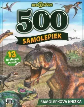 Nalepovačky, vystrihovačky, skladačky Dinosaury - 500 Samolepiek