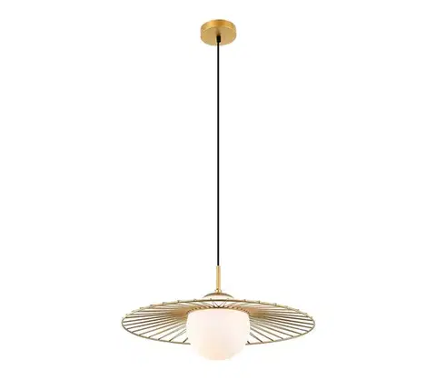 Svietidlá  MDM-4003/1 GD - Luster na lanku SALLY 1xE27/40W/230V zlatá MDM-4003/1 GD