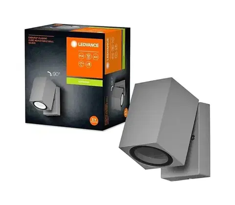 LED osvetlenie Ledvance - Vonkajšie nástenné svietidlo ENDURA CLASSIC 1xGU10/35W/230V IP44 sivé 4058075763586