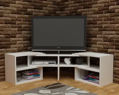 TV stolíky TV stolík Care - White