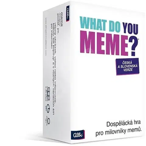 Hry pre dospelých (18+) Albi Hra What Do You Meme (hra v češtine)