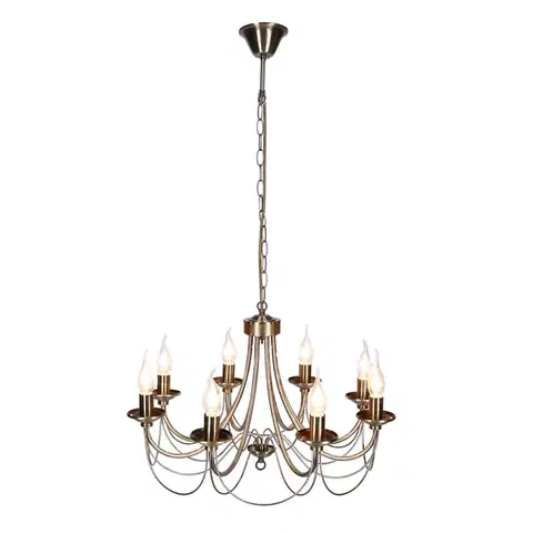 Svietidlá Závesná lampa MUZA 8xE14 luster Candellux