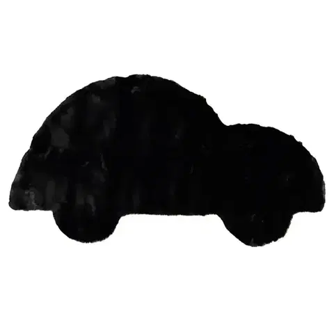Koberce pre deti Koberec Rabbit Fur Timmy-F 0,8/1,5 Tfc9 Auto čierna