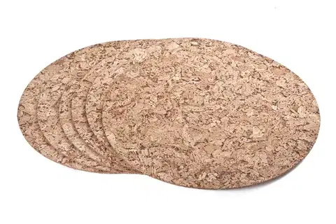Prestierania MAKRO - Podložka korok kruh 29cm, balenie 6ks