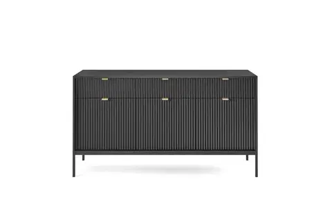 Komody ArtPS Komoda MONA KSZ-154 | čierna