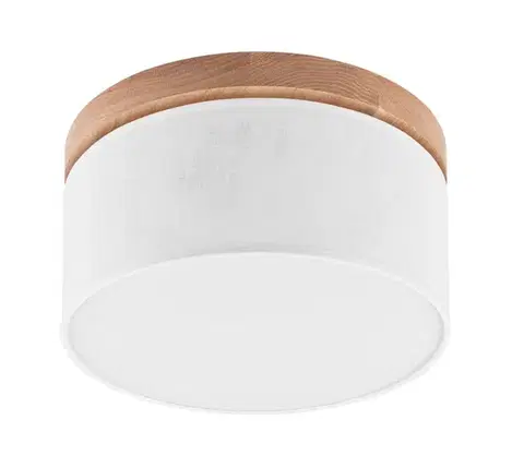Svietidlá BRILAGI - LED Stropné svietidlo BELLADONNA 1xE27/15W/230V pr. 30 cm biela/dub 0507