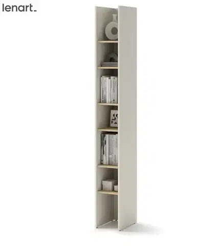 Nábytok Dig-net nábytok Regál Lenart BED CONCEPT BC-24 | kašmír / dub nagano