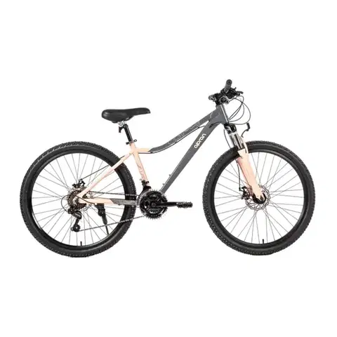 Bicykle Juniorský horský bicykel Olpran Strix 26" • 125-145 cm šedá/ružová - 13" (125-145 cm)