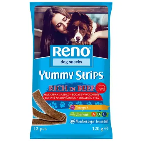 Záhrada Reno Dog Snacks hovädzie mäso 120 g