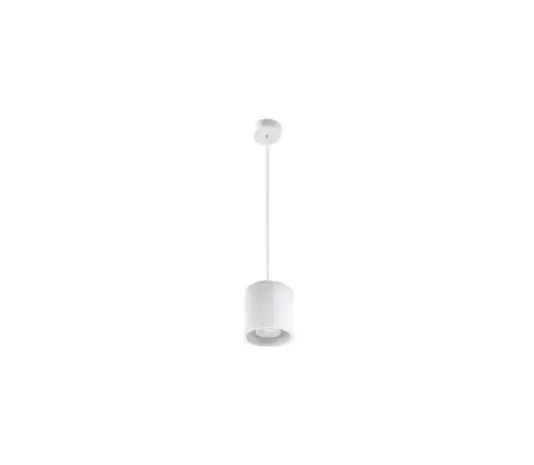 Svietidlá  Luster na lanku ORBIS 1 1xGU10/40W/230V biela SL.0053