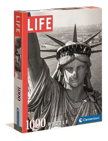 1000 dielikov Puzzle Life Collection: Socha slobody 1000 Clementoni
