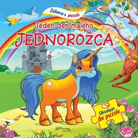 Leporelá, krabičky, puzzle knihy Jeden deň malého jednorožca - Zábava s puzzle
