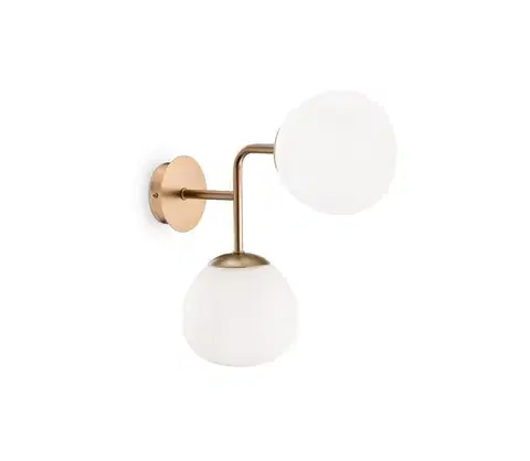 Svietidlá Maytoni MOD221-WL-02-G - Nástenné svietidlo ERICH 2xE14/40W/230V medená MOD221-WL-02-G