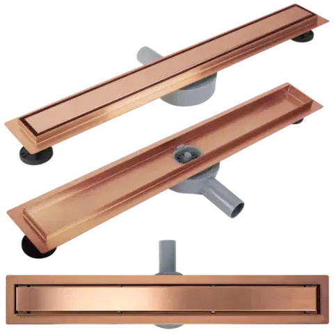 Sprchovacie kúty REA - Odtokový žľab Neox pre Brushed Copper 100 REA-G4804