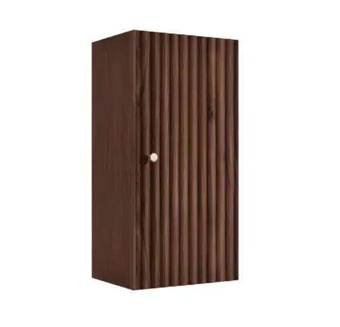Skrinky do kúpeľne Elvisia Závesná skrinka do kúpeľne BELLO Oak walnut