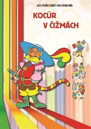 Nalepovačky, vystrihovačky, skladačky Kocúr v čižmách