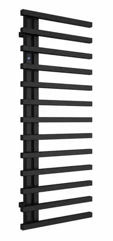 Radiátory do kúpeľne HOPA - Kúpeľňový radiátor DARVEL čierna farba - Farba radiátora - Čierna, Rozmer radiátora - 600 × 930 mm, výkon 450 W, Typ pripojenia - Spodný 50 mm RADDAV609031