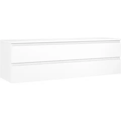 Kúpeľňový nábytok MEXEN/S - Orio kúpeľňová skrinka pod umývadlo 160 cm s doskou, 2 zásuvky, biela mat 91A10-16047-2-BFFC01
