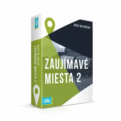 Vedomostné a edukatívne hry Albi Kvízy do vrecka: Zaujímavé miesta 2