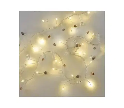 Vianočné dekorácie  LED reťaz 40xLED/3xAA 1,5 m teplá biela DCGW16