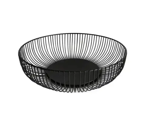 Misky UTC Miska na ovocie KITCHISIMO priemer 28 cm čierna 320304